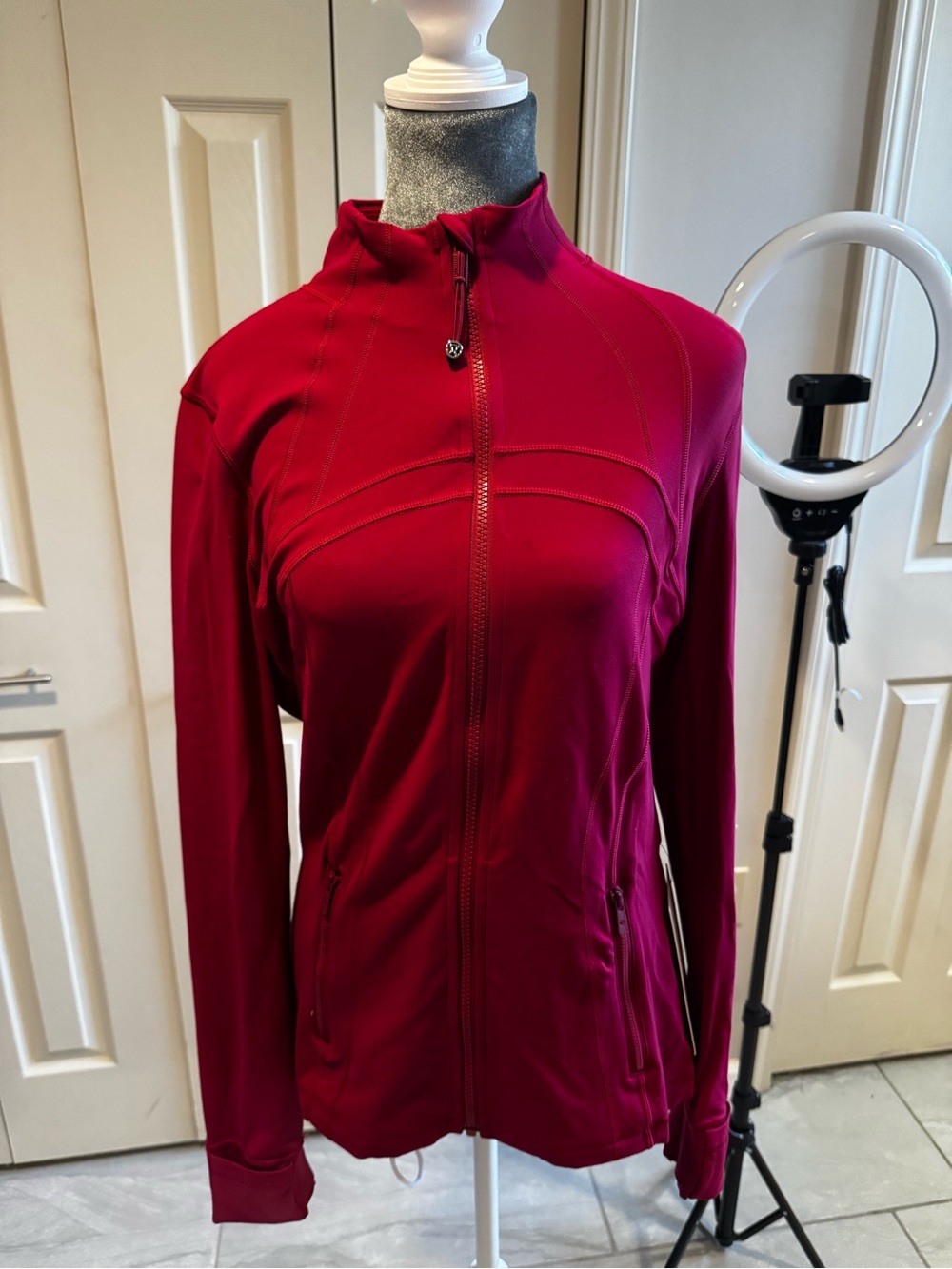 lululemon athletica Deep Magenta Full-Zip Utility Jacket